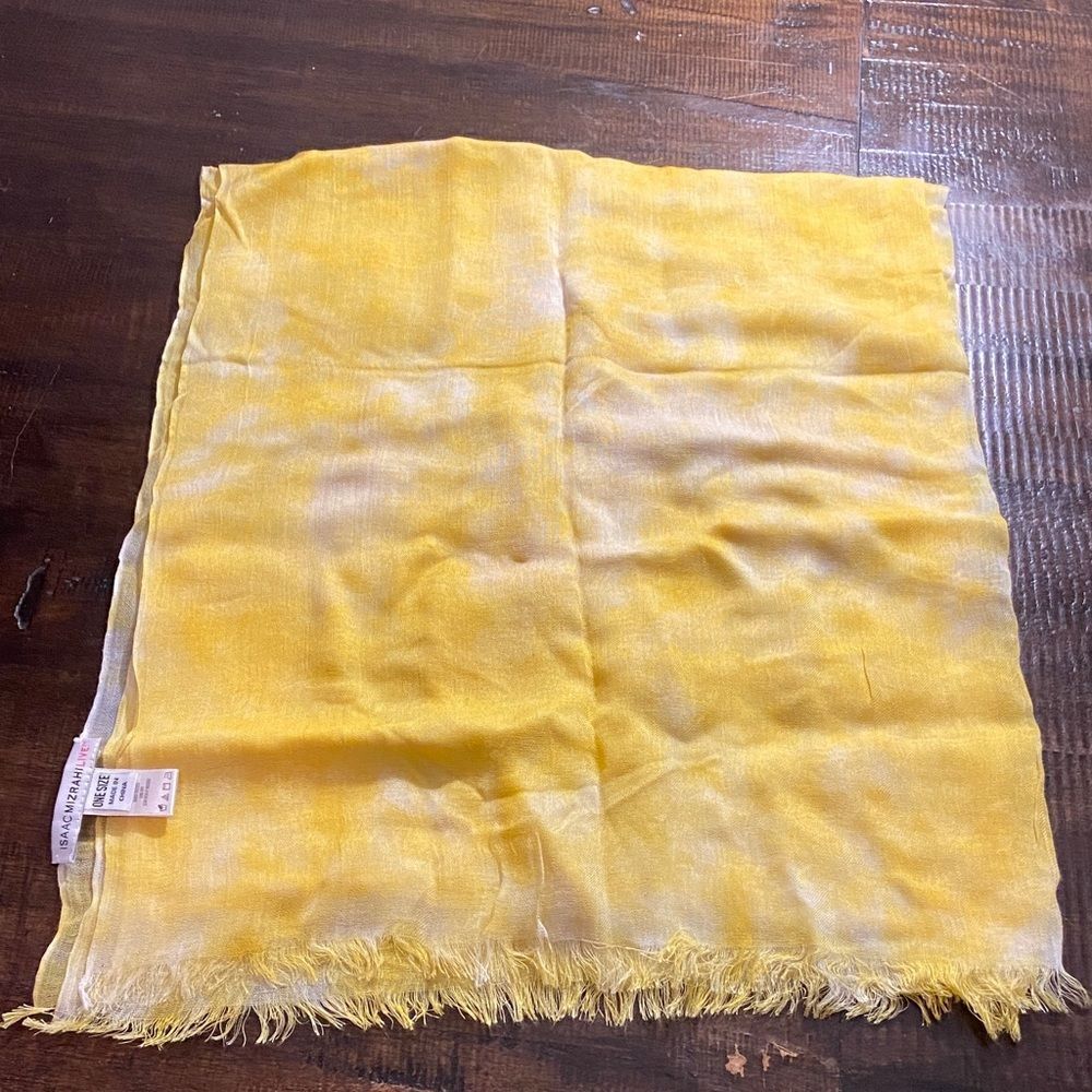 Isaac Mizrahi Vibrant Yellow Scarf
